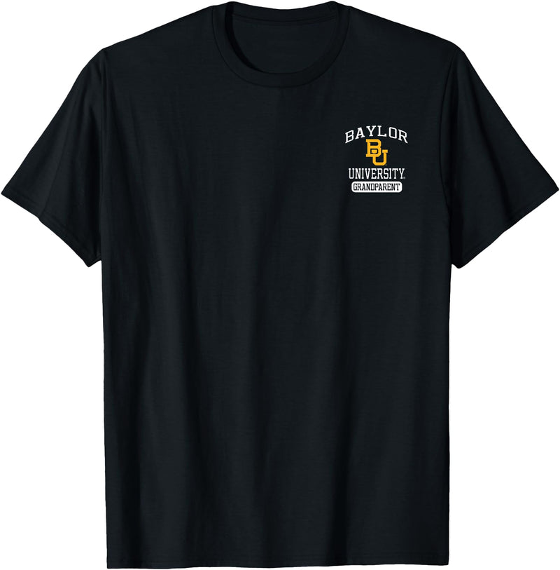 Elite Authentics Baylor Bears Grandparent Left Chest Black T-Shirt - As Pictured