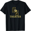 Buffalo Gap High School, Swoope, VA 24479 Buffalo Gap High School Bison Theater T-Shirt - Black