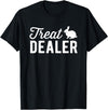 Rabbit Treat Dealer Funny Humor Bunny Treats Rabbit Owner T-Shirt in Black