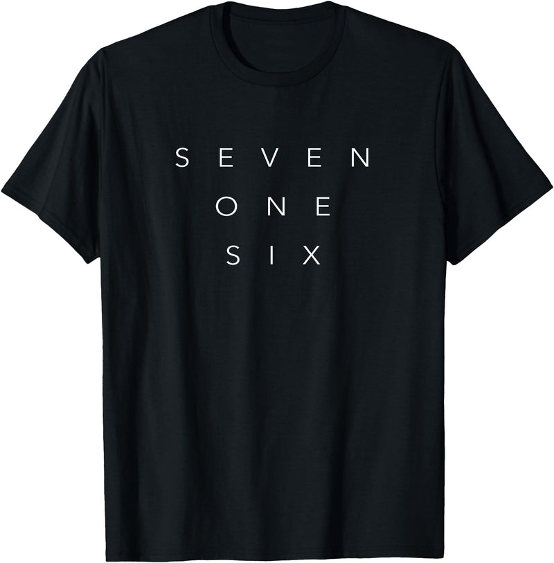 716 Area Code T Shirt New York Buffalo, Niagara Falls T-Shirt - Black
