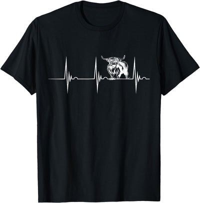Highland Cow T-Shirt - Premium Scottish Cattle Apparel