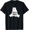 Polar Bear Tees and Cute Quotes Bearly Awake Polar Bear Tshirt Gift for Winter Bear Lover T-Shirt - Black