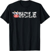 ETHRLO cow im one birthday decorations Shirts Uncle Cow Print Cowboy Animal Pattern Farmer Cow Uncle T-Shirt - Black