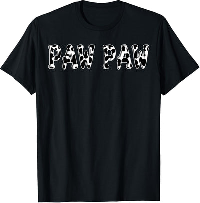 Cow Paw Birthday Family Matching Girl Boy Farm Birthday T-Shirt