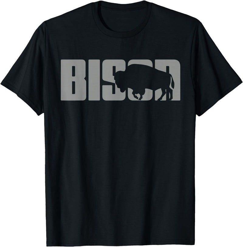 Bison Buffalo Apparel Bison Lover Buffalo Clothing - Buffalo Bison T-Shirt - Black