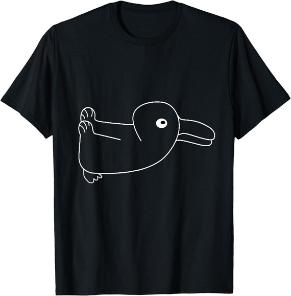 Duck Rabbit Wittgenstein Confusion Optical Illusion Logic T-Shirt in Black