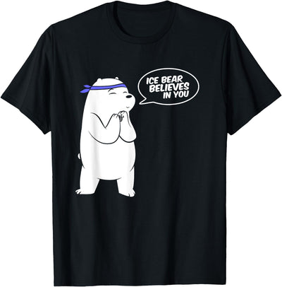 Cute Polar Bear Animal T-Shirts Ice Bear Believes In You - Polar Bear T Shirt