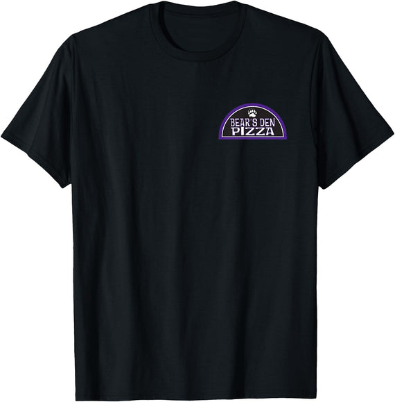 BDP Bears Den Pizza Employee Shirt T-Shirt - Black