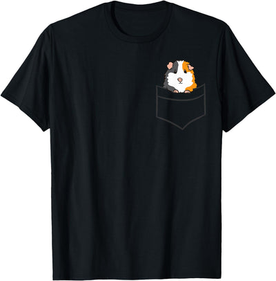 Guinea Pig Owner Cute Pocket T-Shirt