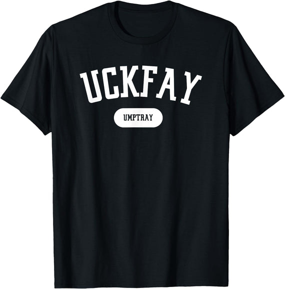 Freedom 4 All Apparel Co. Subtle Resistance Uckfay Umptray Pig Latin 8647 Funny T-Shirt - Black