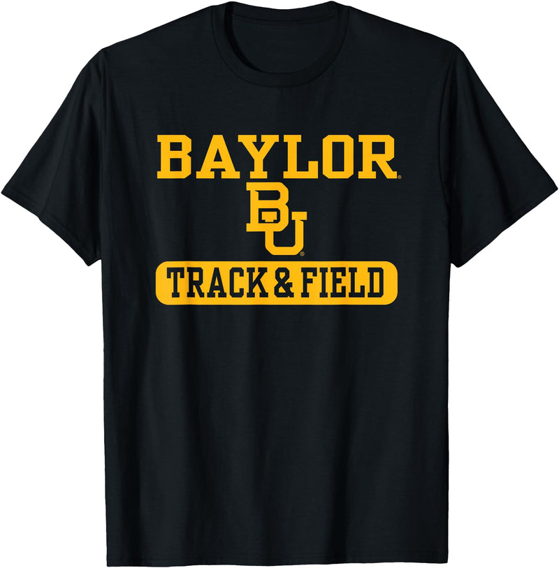 Elite Authentics Baylor Bears Track & Field Officially Licensed T-Shirt - Black