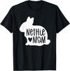 Cute Nethie Bunny Mom - Netherland Dwarf Rabbit T-Shirt in Black