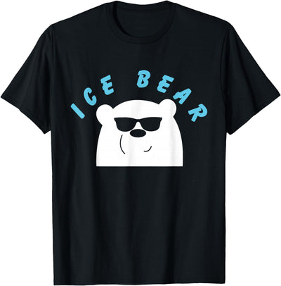 Global Warming Awareness Arctic Winter Ice Ice Bear with Sunglasses Polar Bear Plunge T-Shirt