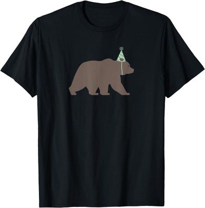 Bear Birthday , Kids Animal Birthday T-Shirt