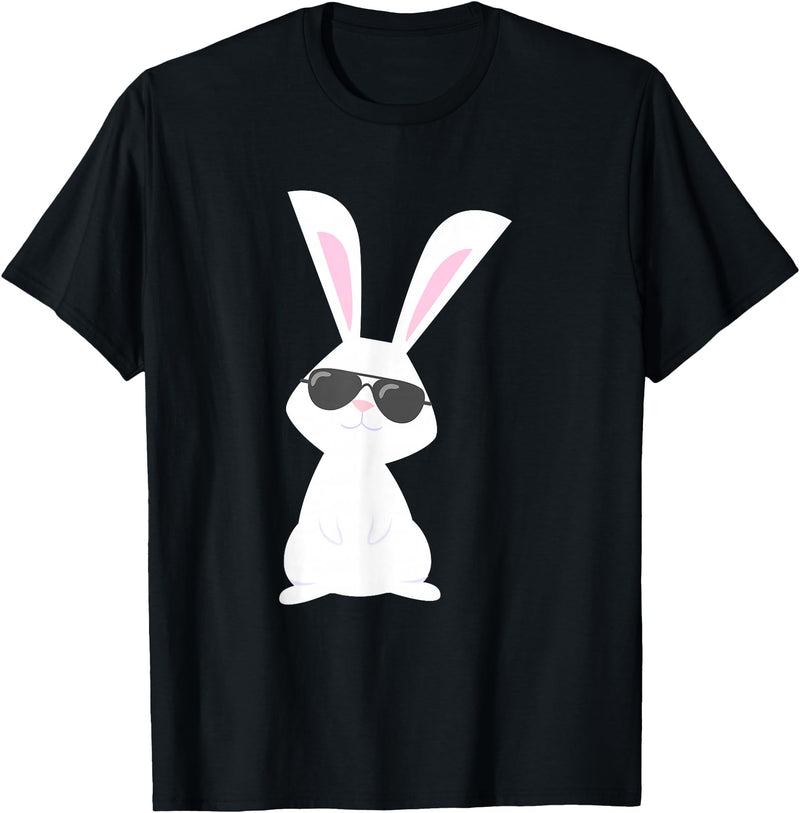 Cool Bunny Rabbit T-Shirt in Black