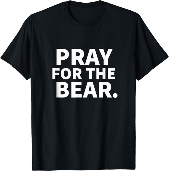Pray For The Bear Zag Pray For The Bear T-Shirt - Black
