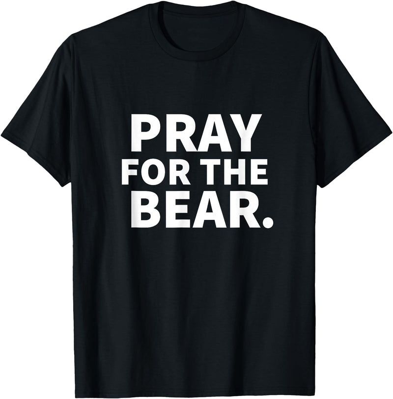 Pray For The Bear Zag Pray For The Bear T-Shirt - Black
