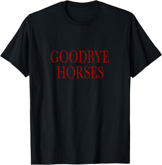 Powder Mill Designs Goodbye Horses T-Shirt - Black