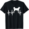 Hundekarelische Bärn-Liebhaber-Geschenke Karelian Bear Heartbeat Dog Mum Dad Pet Gift T-Shirt - Black