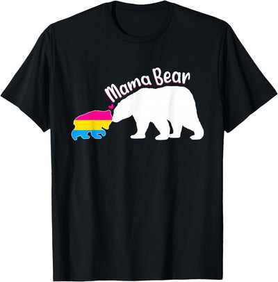 Mama Bear LGBT Pansexual Pride T-Shirt
