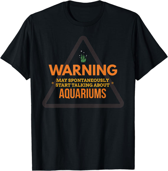 Aquatics and Aquarium Love Funny Aquarium Aquarium - Gifts for Aquaristics T-Shirt - As Pictured