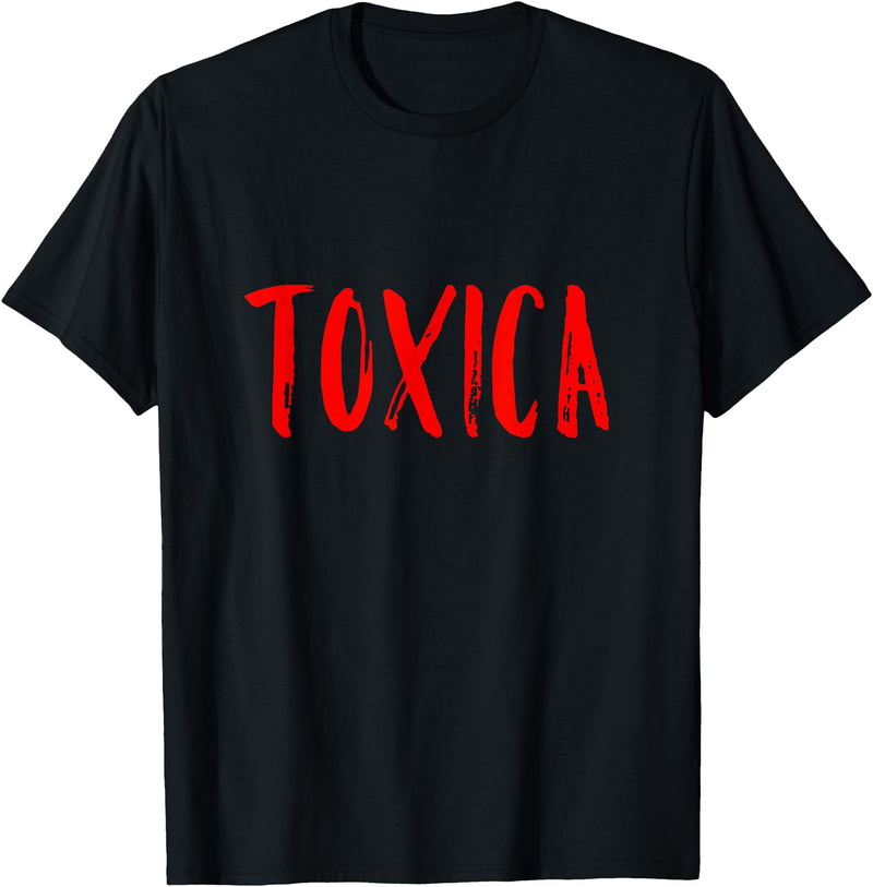 The Spanish Cow Toxica Funny Spanish Toxic Mexican T-Shirt - Black