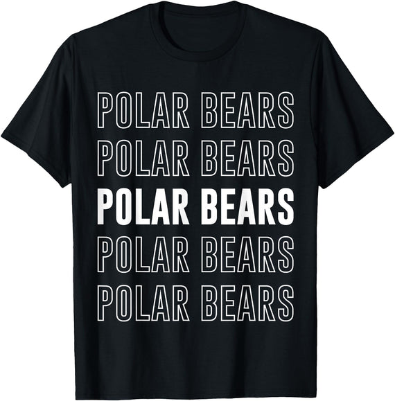 Polar Bears Apparel Polar Bears T-Shirt - Black