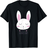 This Is My Bunny Funny Rabbit Saying T-Shirt in Black