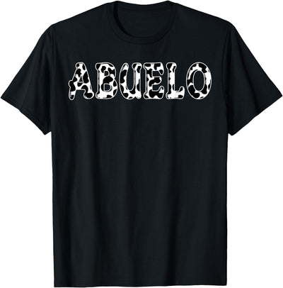 Cow Abuelo Birthday Family Matching Girl Boy Farm Birthday T-Shirt