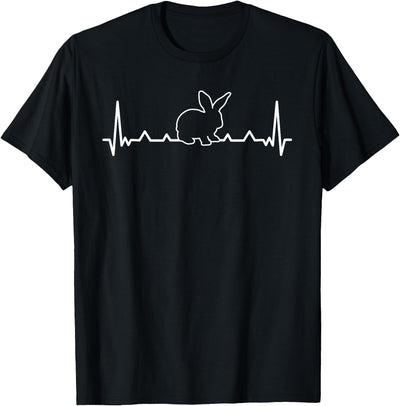 Rabbit Heartbeat Pulse Line T-Shirt