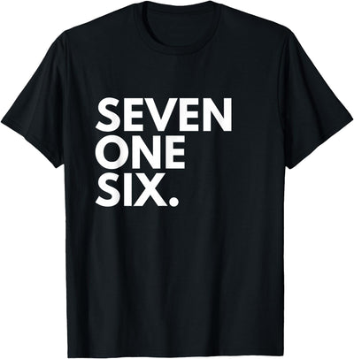 Cow Seven One Six Area Code 716 Buffalo Ny New York T-Shirt