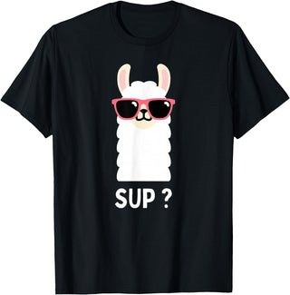 Llama Costume For Boys Funny Llama Kids T-Shirt - Black