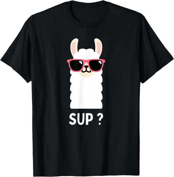 Llama Costume For Boys Funny Llama Kids T-Shirt - Black