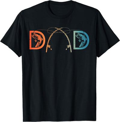 Funny Fishing Dad Art For Dad Men Father's Day Fishing Lover T-Shirt