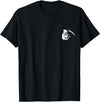 Pocket Corner Styles Grim Reaper Skeleton Pocket Corner T-Shirt - Black