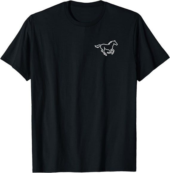 Smooth HQ Horse T-Shirt - Black