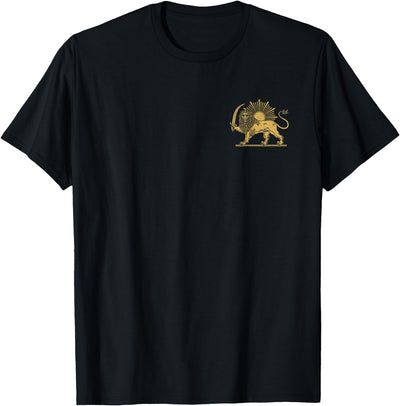 Persian Lion and Sun Emblem Iran Symbol T-Shirt