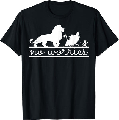 Lion King No Worries Silhouette Trio T-Shirt