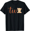 Family Birthday Bear Gifts Two of The Birthday Boy Bear 1st Birthday Party Boy T-Shirt - Black
