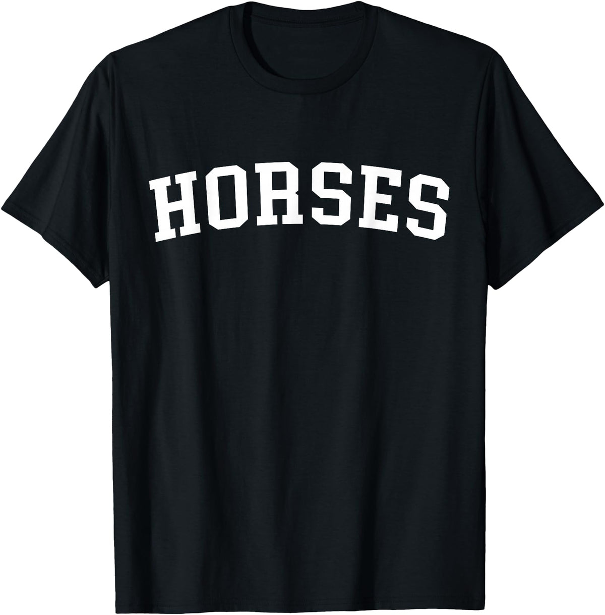 Horses - Style Horses T-Shirt - Black