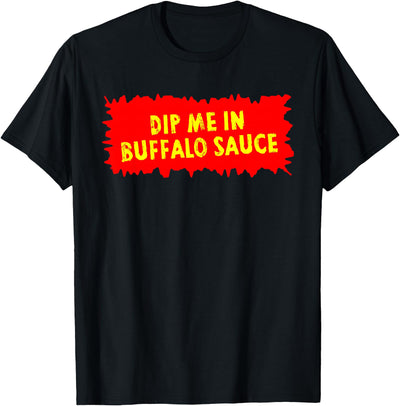 Buffalo Sauce Hot Chicken Wings Bar Food T-Shirt
