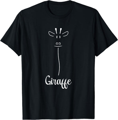 Stick Man Funny Giraffe Motif Giraffe T-Shirt