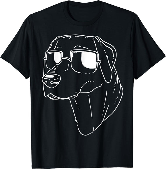 Funny Dog Lovers Gifts Labrador Retriever Dog T-Shirt - Black