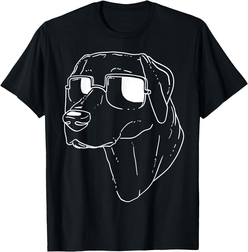 Funny Dog Lovers Gifts Labrador Retriever Dog T-Shirt - Black