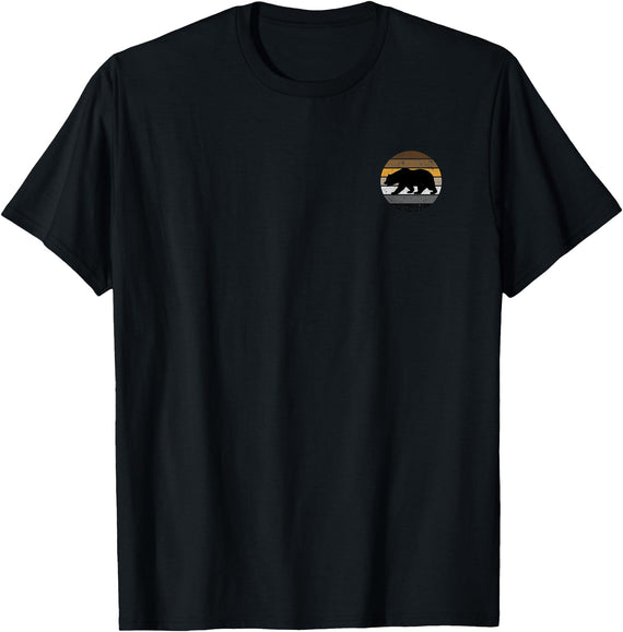 Equal Rights Gay Bear Sânpebe Designs Mens Gay Bear Pride Distressed Men Pocket T-Shirt - Black