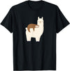 Unique Animal Lover Apparel Decor & Gifts Outlet Sloth Riding Llama Funny Graphic for Women for Girls T-Shirt - Black