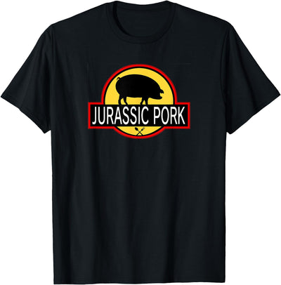 Jurassic Pork - Ultra Funny Parody - Eat Meat - Pig Pork T-Shirt