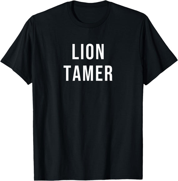 Lion Tamer T-Shirt - Black