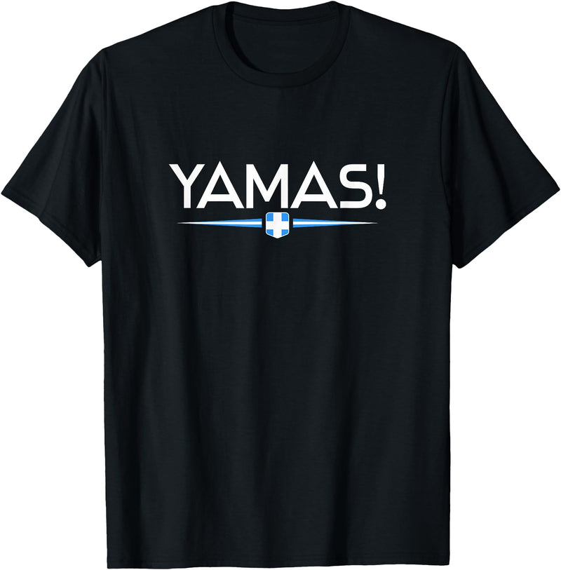 Greek culture designs Yamas - Greece T-Shirt - Black