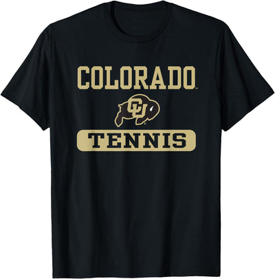 Cow Elite Authentics Colorado Buffaloes Tennis Officially T-Shirt